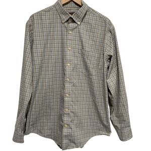 Cherokee Blue Plaid Button Down Shirt  Size XL